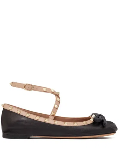 Valentino Garavani Flat Shoes In Black