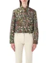 Valentino Vlogo Floral Jacquard Single-breasted Jacket In Multi