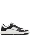 Valentino Garavani Men Two-tone Leather Freedots Sneakers In Black