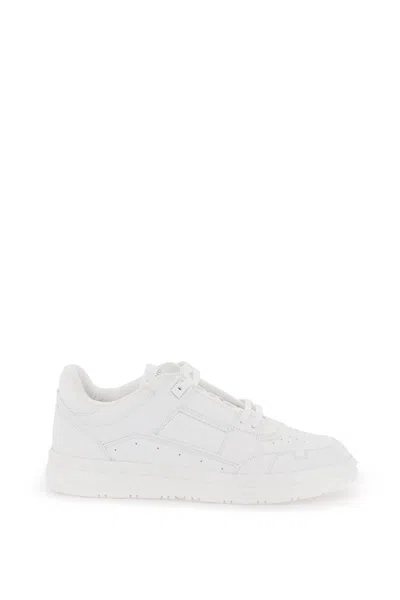 Valentino Garavani Valentino  - Freedots Leather Low-top Sneakers In Multicolor