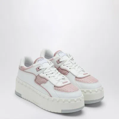 Valentino Garavani Freedots Xl White/pink Sneaker Women