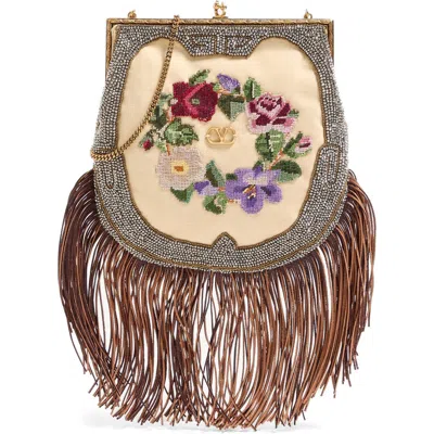 Valentino Garavani Fringe Minaudière Handbag