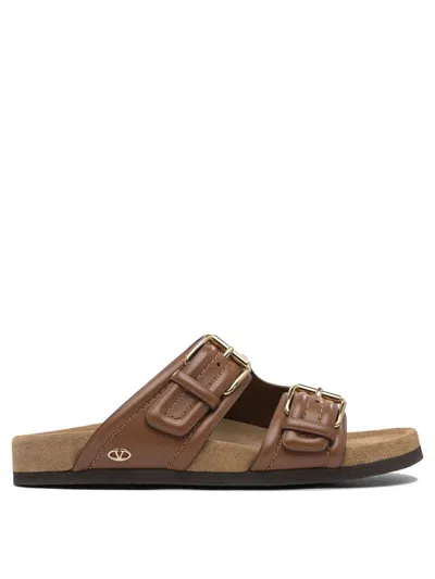 Valentino Garavani "fussfriend" Sandals In Brown