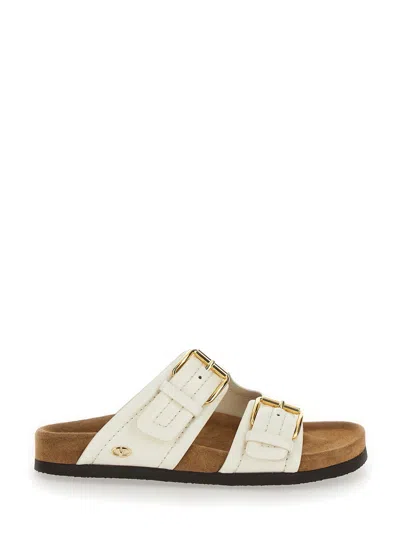VALENTINO GARAVANI VALENTINO GARAVANI 'FUSSFRIEND' SLIDE WITH BUCKLES IN LEATHER WOMAN