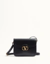 Valentino Garavani Garavani 9to5 Smooth Calfskin Shoulder Bag In Black