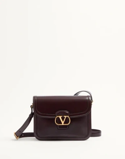 VALENTINO GARAVANI VALENTINO GARAVANI GARAVANI 9TO5 SMOOTH CALFSKIN SHOULDER BAG WOMAN OAK BROWN UNI