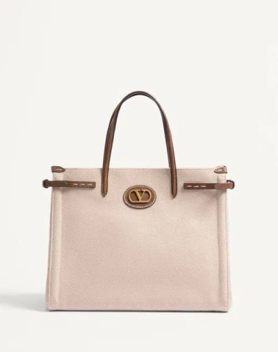 VALENTINO GARAVANI VALENTINO GARAVANI GARAVANI ANTIBES MEDIUM CANVAS SHOPPING BAG