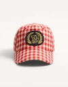 Valentino Garavani Garavani Baseball Cap In Cotton And Wool With Patch