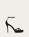 Valentino Garavani Garavani Eveninglam Satin Platform Sandal 120mm Woman Black 42 In Black