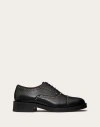 VALENTINO GARAVANI VALENTINO GARAVANI GARAVANI GENTLEGLAM OXFORD LACE-UP SHOE IN CALFSKIN WOMAN BLACK 41