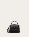 Valentino Garavani Garavani Mini Vsling Embroidered Handbag Woman Black/ruthenium Uni