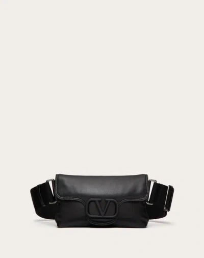 VALENTINO GARAVANI VALENTINO GARAVANI GARAVANI NOIR NAPPA LEATHER SHOULDER BAG