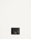 Valentino Garavani Portacarte Quiltie 67 In Nappa Nera Donna In Black