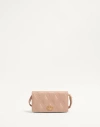 Valentino Garavani Garavani Quiltie 67 Mini Shoulder Bag In Quilted Nappa Leather Woman Rose Cannell In Pink