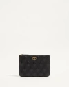 Valentino Garavani Garavani Quiltie 67 Pouch In Quilted Nappa Woman Black Uni In Black
