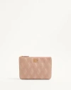 Valentino Garavani Garavani Quiltie 67 Pouch In Quilted Nappa Woman Rose Cannelle Uni