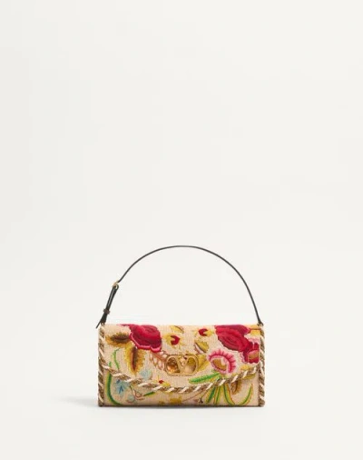 Valentino Garavani Garavani Vain Soft Embroidered Small Shoulder Bag Woman Multicolour Uni