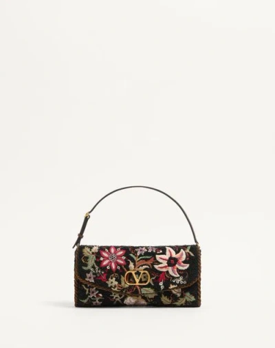 Valentino Garavani Garavani Vain Soft Embroidered Small Shoulder Bag Woman Multicolour Uni