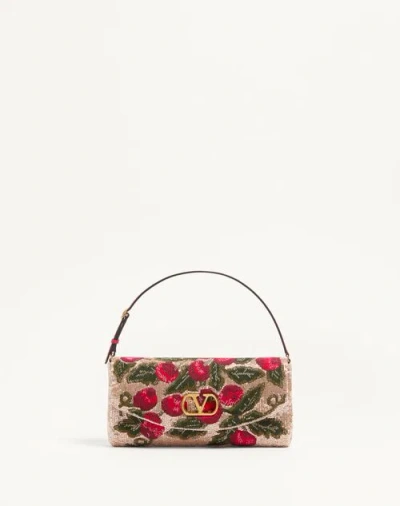 Valentino Garavani Garavani Vain Soft Embroidered Small Shoulder Bag Woman Multicolour Uni