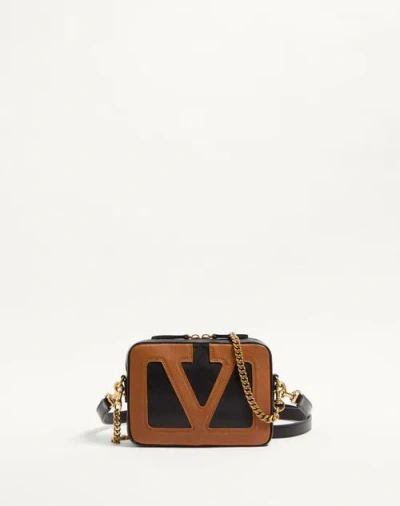 Valentino Garavani Garavani Viva Superstar Nappa Crossbody Bag Woman Black/spice Uni