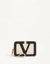 Valentino Garavani Garavani Viva Superstar Nappa Pouch In Butter/black