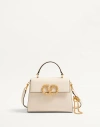 Valentino Garavani Garavani Vsling Small Handbag In Grainy Calfskin With Jewel Logo Woman Ivory Uni