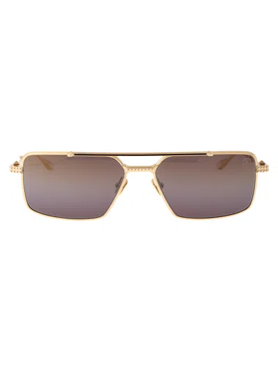 VALENTINO VALENTINO GARAVANI GLD TITANIUM SUNGLASSES