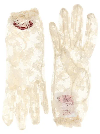 Valentino Garavani Gloves In Neutral
