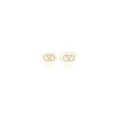 Valentino Garavani Gold Bronze Earrings