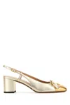 Valentino Signature Pumps With Block Heel And Tassel In Multi