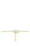 Valentino Garavani Gold Metal Vlogo Signature Belt In Gold