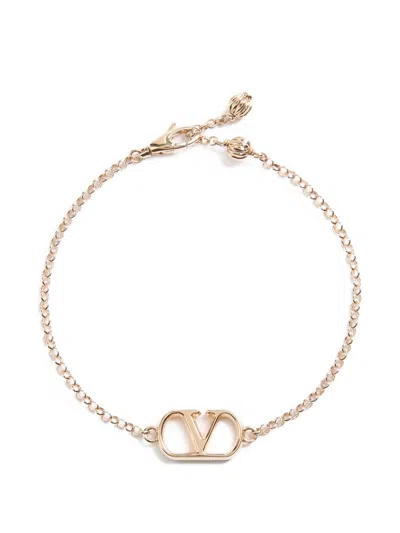 Valentino Garavani Gold-tone Finish Adjustable Fashion Accessory In Transparent