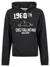 Valentino Cotton Fabric Sweatshirt With Comfortable Fit In Black