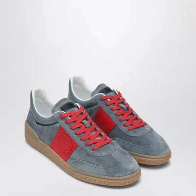 VALENTINO GARAVANI VALENTINO GARAVANI GRAY/RED UPVILLAGE SNEAKER