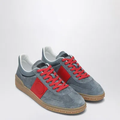 VALENTINO GARAVANI VALENTINO GARAVANI GRAY/RED UPVILLAGE SNEAKER