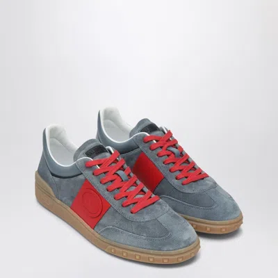 VALENTINO GARAVANI VALENTINO GARAVANI GRAY/RED UPVILLAGE SNEAKER MEN