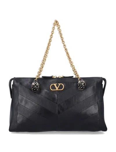 Valentino Garavani Growl Bag In Black