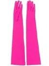 Valentino Vlogo Signature Pink Opera Gloves In Pink