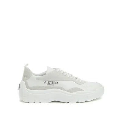 VALENTINO GARAVANI VALENTINO GARAVANI GUMBOY LOW-TOP SNEAKERS WITH SUEDE DETAIL