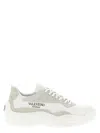 Valentino Two-tone Leather And Suede Gumboy Sneakers In White