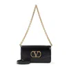 Valentino Small Clutch Vain In Black