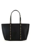Valentino Studded Detailing Leather Tote Bag