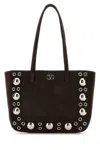 Valentino Brown Suede Nellcote Tote