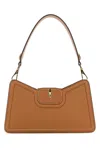 Valentino Handle Bag Rectangular Chain Accents In Brown
