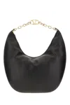 Valentino Vlogo Moon Zip-up Maxi Shoulder Bag In Black