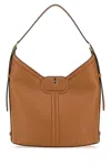 Valentino Leather Handbag Featuring Tassel Accents In Brown