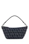 Valentino Garavani Man Blue Toile Iconographe Handbag In Multi
