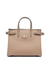 Valentino Tote Bag With Adjustable Strap And Buckle Detail In Pink
