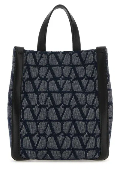 Valentino Garavani Men Toile Iconographe Shopping Bag In Multicolor