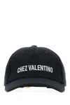 Valentino Cotton Baseball Cap With Embroidery